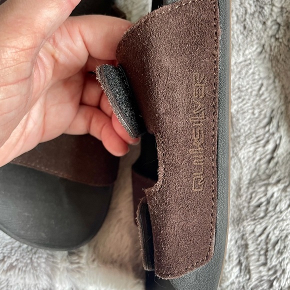 Quiksilver brown suede adjustable slide sandals - hydrobound - Picture 3 of 6